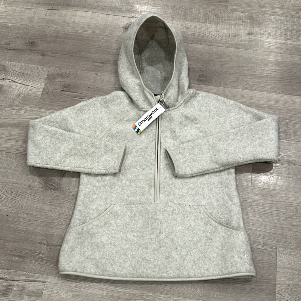 SMARTWOOL | ASH HEATHER HUDSON TRAIL FLEECE ANORAK - Picture 6 of 6